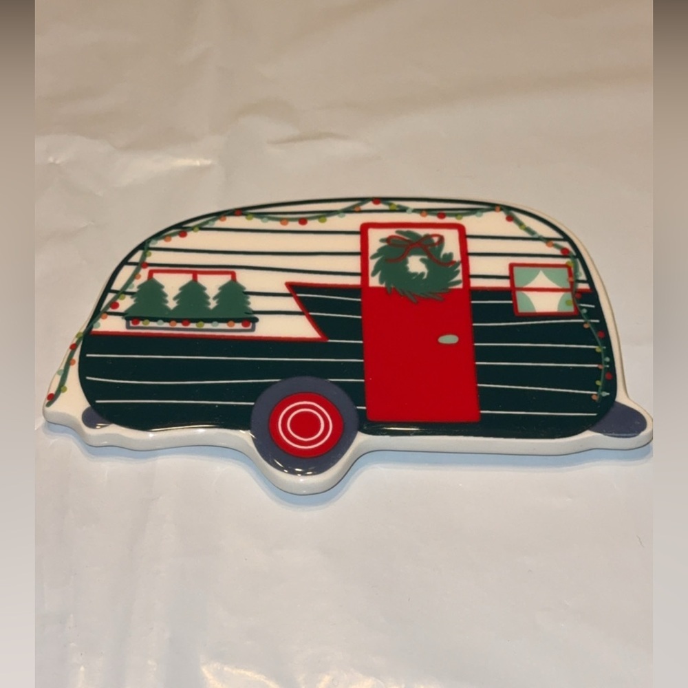 NWT Happy Everything Exclusive Holiday Christmas Camper 2022 Mini Attachment